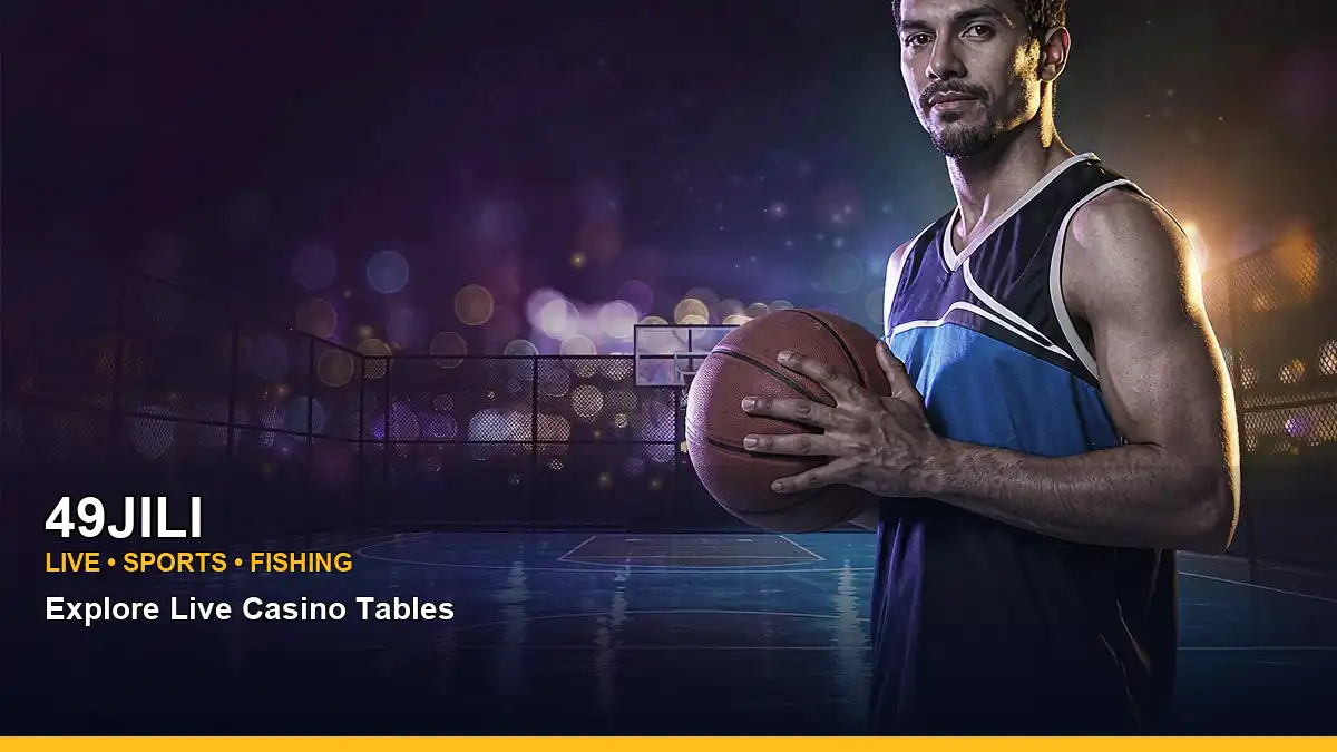 49JILI high-energy online sports betting in a basketball player layout for Philippine players